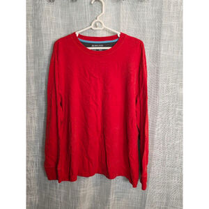 Men's Old Navy Heavier Long Sleeve‎ Shirt XL Red